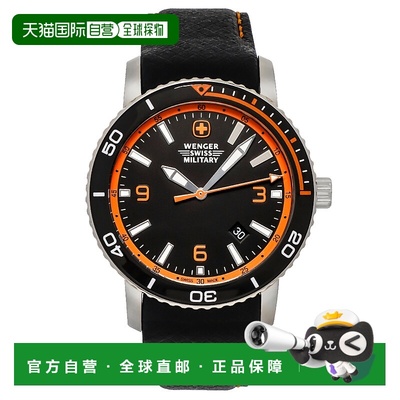 自营 WENGER SWISS ARMY 男士 Roadster 43 毫米手表和手电筒 01.