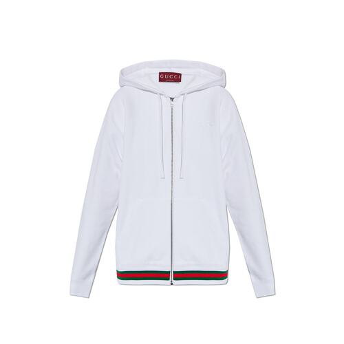 GUCCI 女士针织毛衣 810383XJG079692 SS2025 白色 OVER HOODIE