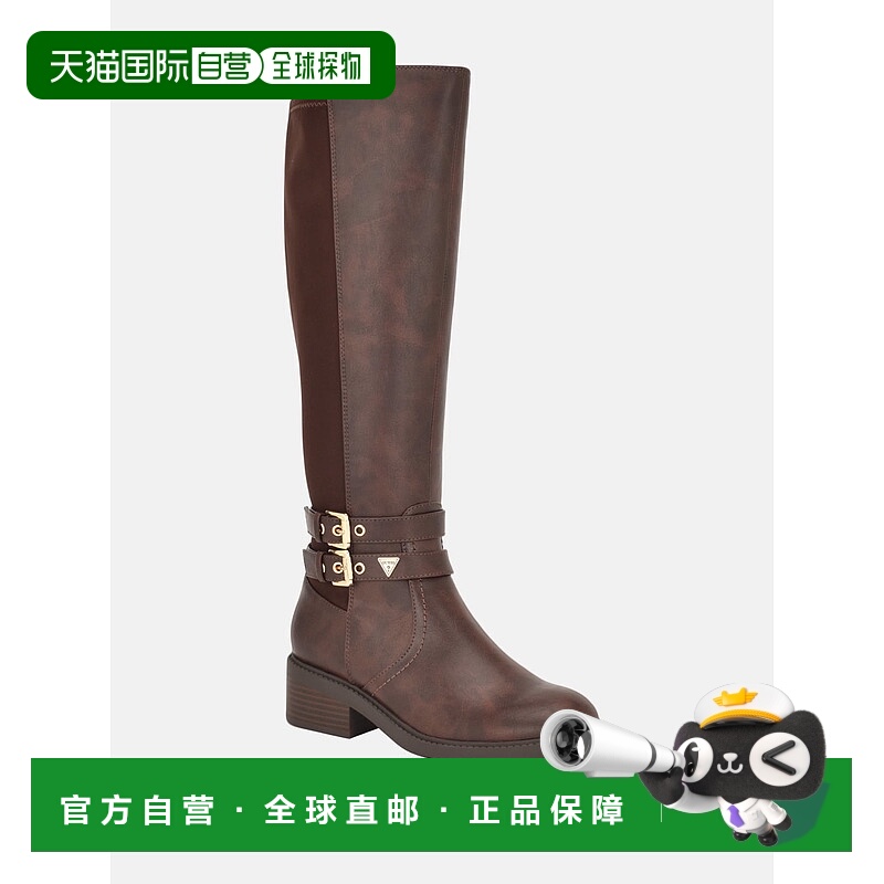 自营guessPartha Tall Riding Boots - dark brown 美国奥莱直发