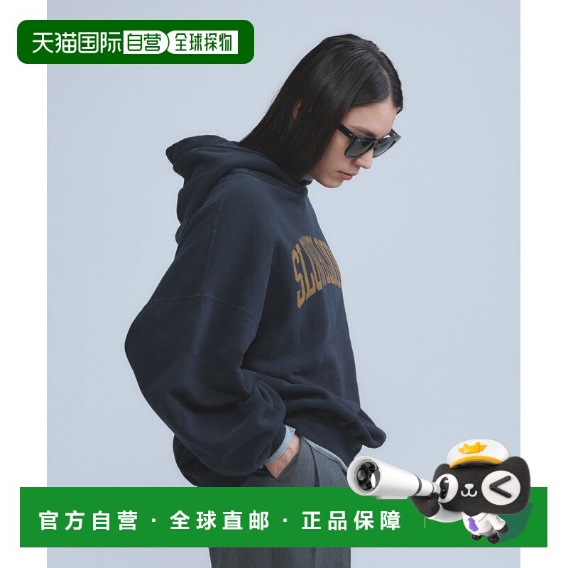 日本直邮Chaos男女同款别注罗格连帽衫 春季简约复古风 白色海军,运动服/休闲服装,运动卫衣/套头衫,淘宝优惠券,粉丝福利购,淘宝优惠卷