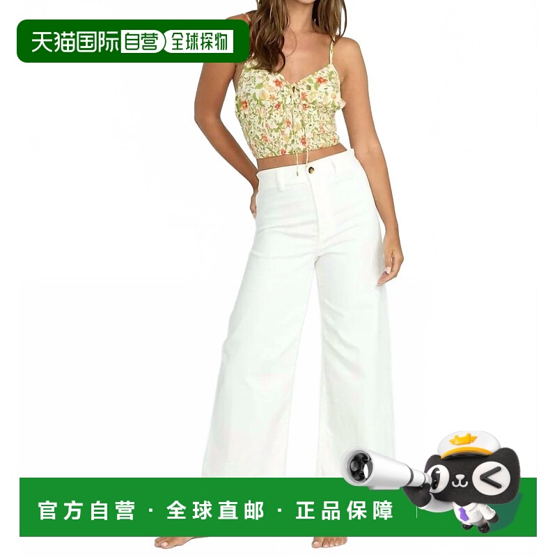 自营billabongFree Fall High-Waist Pants In Salt Crystal - sa