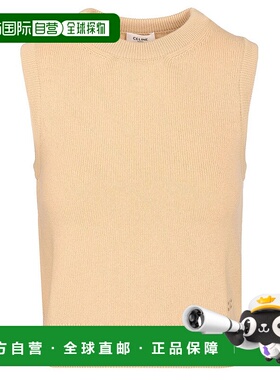 1h可退 香港直邮潮奢 Celine 思琳 女士 苏格兰羊绒圆领毛衣 RY06