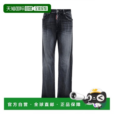 香港直邮DSQUARED2 女士牛仔裤 S75LB0836S30503900BLACK AW2023