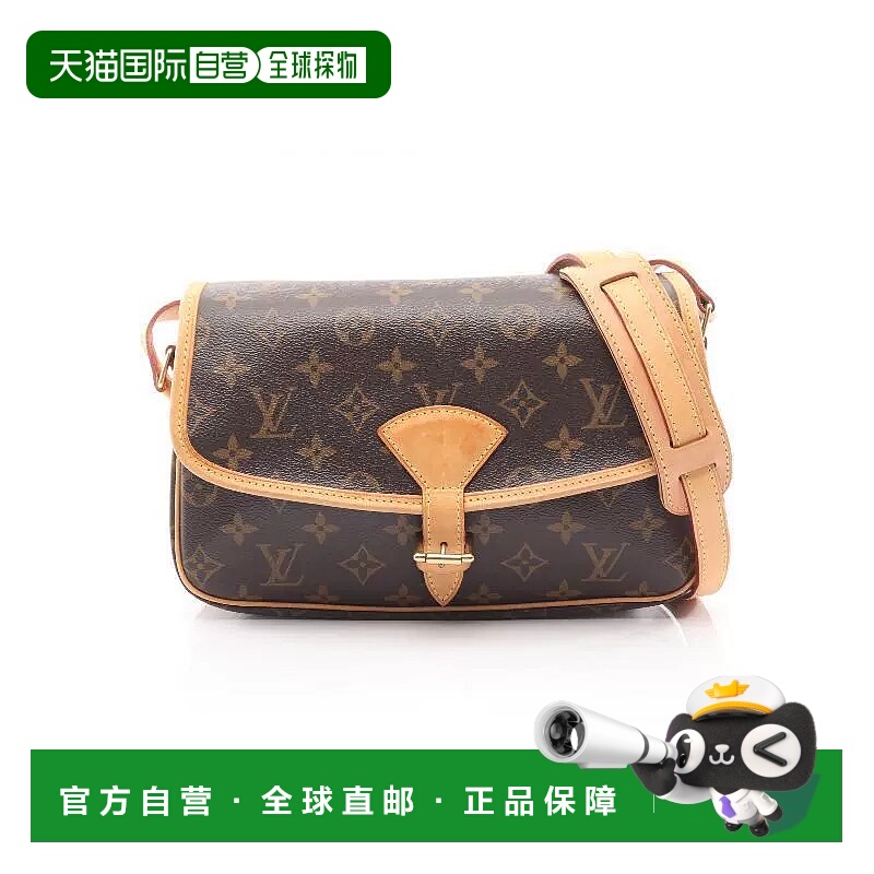 1h可退 日本直邮中古LV路易威登女包B级9新Sologne法棍包涂层/防