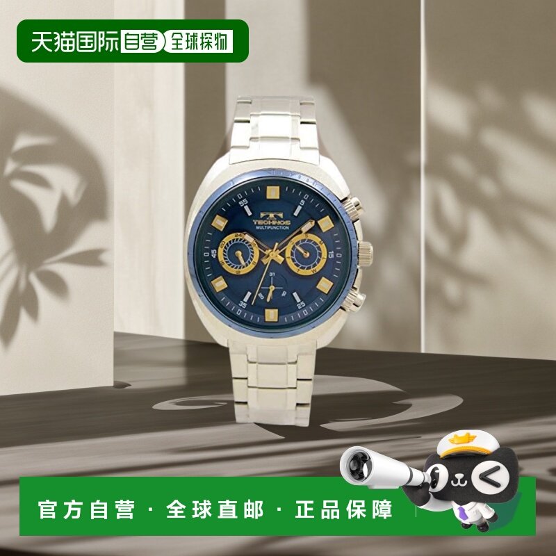 【日本直邮】TECHNOS天克诺 男士手表 T6643NN 银色