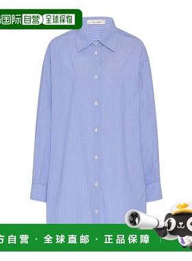 香港直邮THE ROW 女士衬衫 5648W4298KWT AW2025 蓝色 LUKA SHIRT