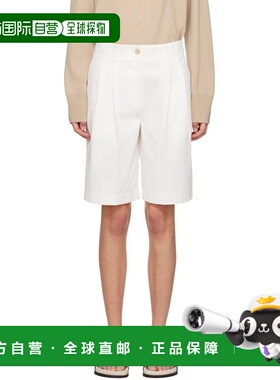 1h可退 香港直邮潮奢 TOTÊME 女士 白色 Wide-Leg 短裤 242WRB165