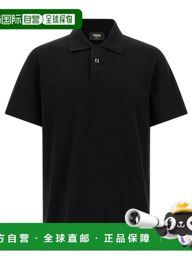 香港直邮FENDI 男士POLO衫 FAF750AVIJF0GME AW2025 黑色 Polo wi