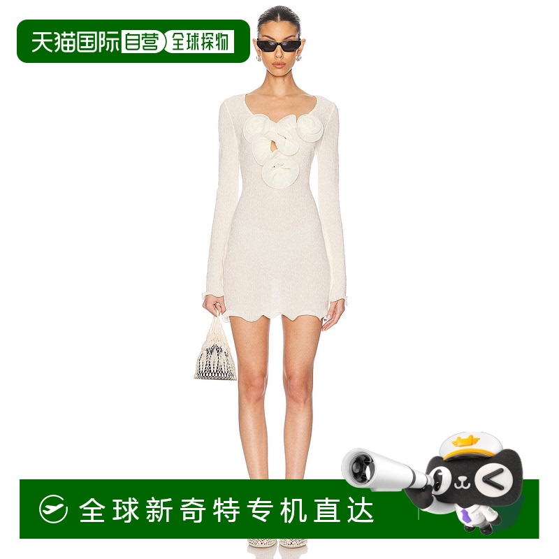 1h可退 香港直邮潮奢 magda butrym 女士 长袖迷你连衣裙 305525