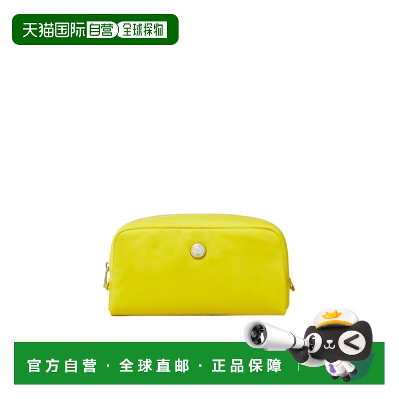 香港直邮TORY BURCH 女士化妆包 183210700 SS2026 黄色 拉链化妆