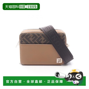 日本直邮中古Fendi芬迪女包S级99新Shoulder 防水帆 bag肩包涂层