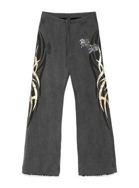 BALENCIAGA 男士休闲裤 806207TRVR61048 SS2025 灰色