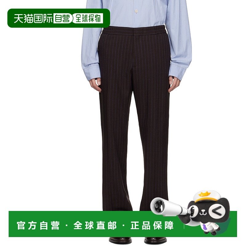 1h可退 香港直邮潮奢 Paul Smith 保罗 史密斯 男士 酒红色长裤 M