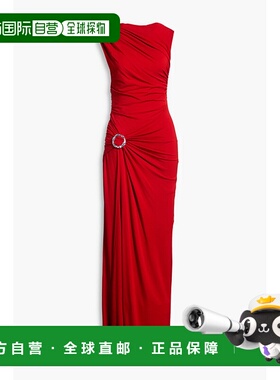 1h可退 香港直邮Simkhai 女士 Blaine 褶皱弹性针织礼服 4251073D