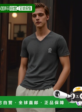 香港直邮VERSACE 男士T恤 AUU010041A100111EA80 CO 灰色男装