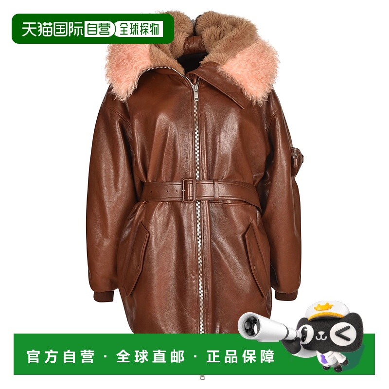 1h可退 香港直邮PRADA 女士外套 56A05811KDF0005 AW2022 棕色