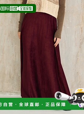 1h可退 日本直邮Crisp 女装 仿麂皮半A字裙 柔软垂感设计 c2k3702