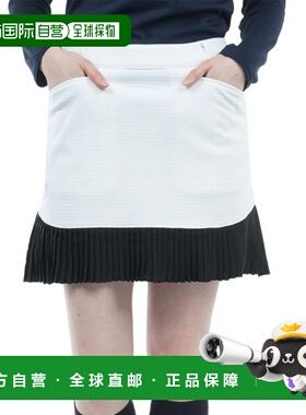 日本直邮Admiral GOLF 女士高性能拱形Logo短裙 [ADLA281-WHT] 高