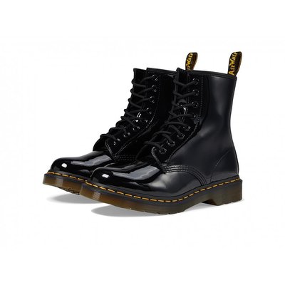 Dr. Martens 1460 漆皮系带靴 黑色漆皮 Lamper 皮革