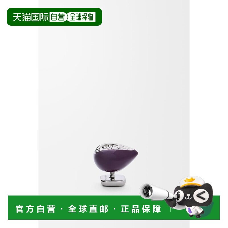 自营欧洲直邮Loewe罗意威 女士紫色黄铜无花果胸针【付后1h可退】