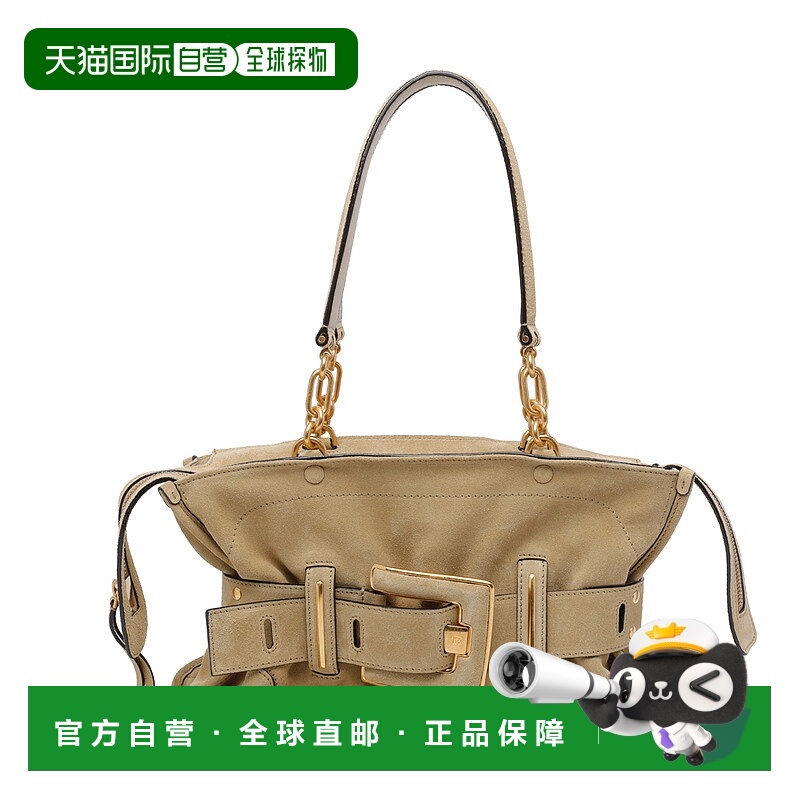 香港直邮BALMAIN 女士单肩包 DB035LCAO8BW SS2026 浅棕色