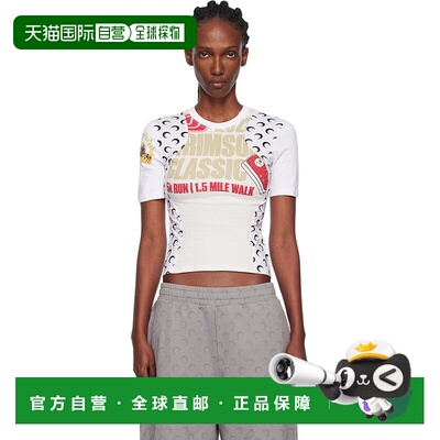 1h可退 香港直邮潮奢 Marine Serre 女士 Regenerated Graphic Je