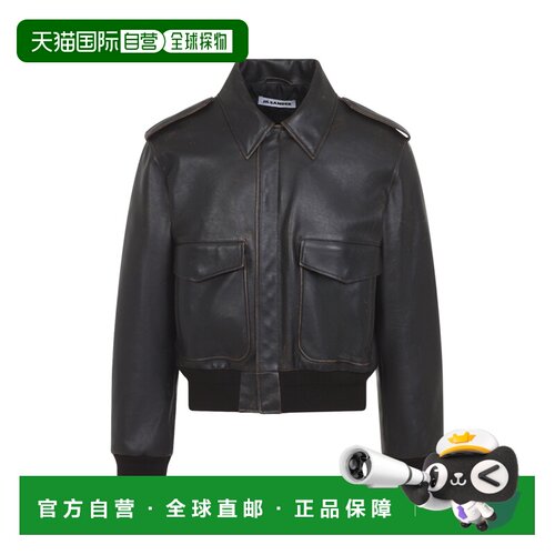 1h可退 香港直邮Jil Sander 吉尔 桑达 男士 皮革套头上衣 J22SW0