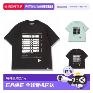 Printed户外运动印花休闲棉质宽松T SUNNYDAY 香港直邮and wander