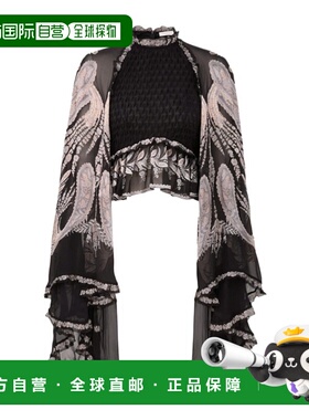 香港直邮Zimmermann 烧花紧身上衣 6217TF252