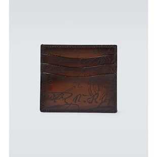 潮奢 Berluti 伯尔鲁帝 男士 Bambou Scrito 卡套