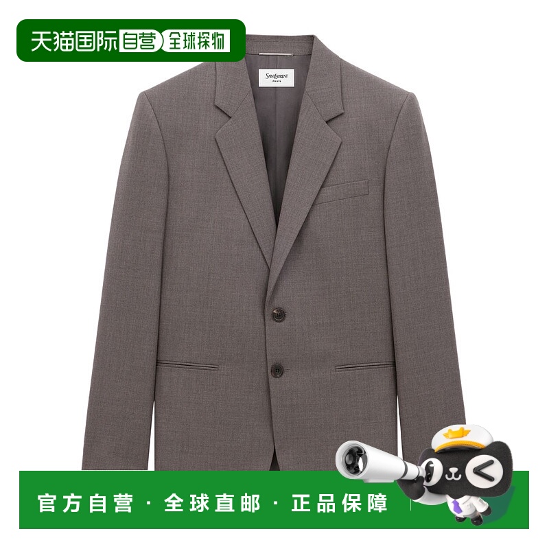 香港直邮Saint Laurent 长袖羊毛西装外套 813942Y2J02
