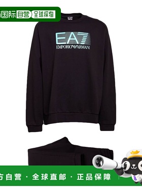 1h可退 香港直邮潮奢 Ea7 男士 Outfit 运动运动装 black黑色 舒