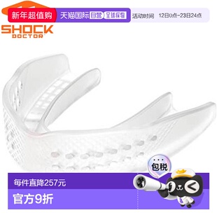 日本直邮Shock Doctor 护齿套 级贴合 透明 用品 设备 配件 物品