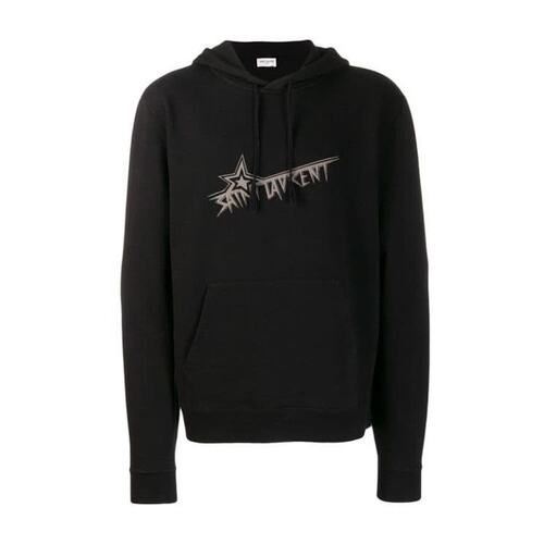 Saint Laurent 星星logo印花运动衫 575525YBJN2