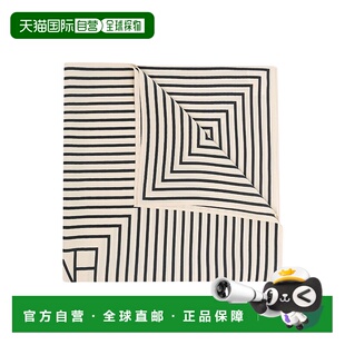 香港直邮Toteme 方形条纹印花丝巾 211852800 时尚保暖舒适透气
