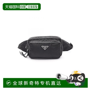 bag隨身包尼龍腰包黑色B 日本直郵中古Prada普拉達男包B級9新body