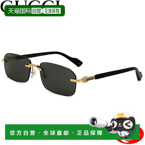 日本直邮GUCCI 太阳镜 GG1221S-001 带鼻托 男女通用