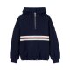 男童卫衣 FLEECE 825176XJHAQ4780 GUCCI AW2025 黑色 HALF ZIP