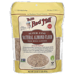 香港直发Bob's Red Mill鲍勃红磨坊天然杏仁粉细腻精致无麸质453g