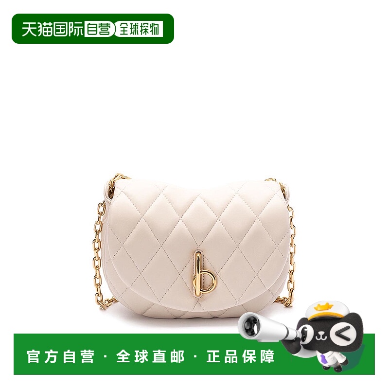 1h可退 香港直邮BURBERRY 女士单肩包 8104619 SS2025 浅棕色 Bur