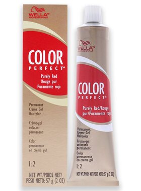 美国直邮Wella威娜男女通用完美色彩永久染发膏 5 RR 5级纯红色 6