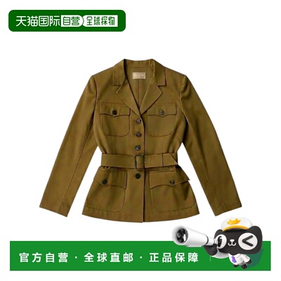 香港直邮Alaia 长袖纽扣夹克 5E9V066RT144