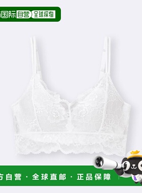 日潮跑腿GU极优 自然支撑文胸无钢圈 01 OFF WHITE WOMEN XS 3572
