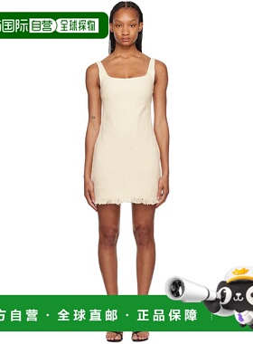 1h可退 香港直邮潮奢 Staud 女士 灰白色 Isabela 连衣裙 R24S216