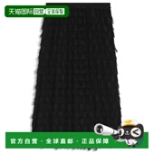 black 自营bossPencil 美国奥莱直 feather jacquard skirt