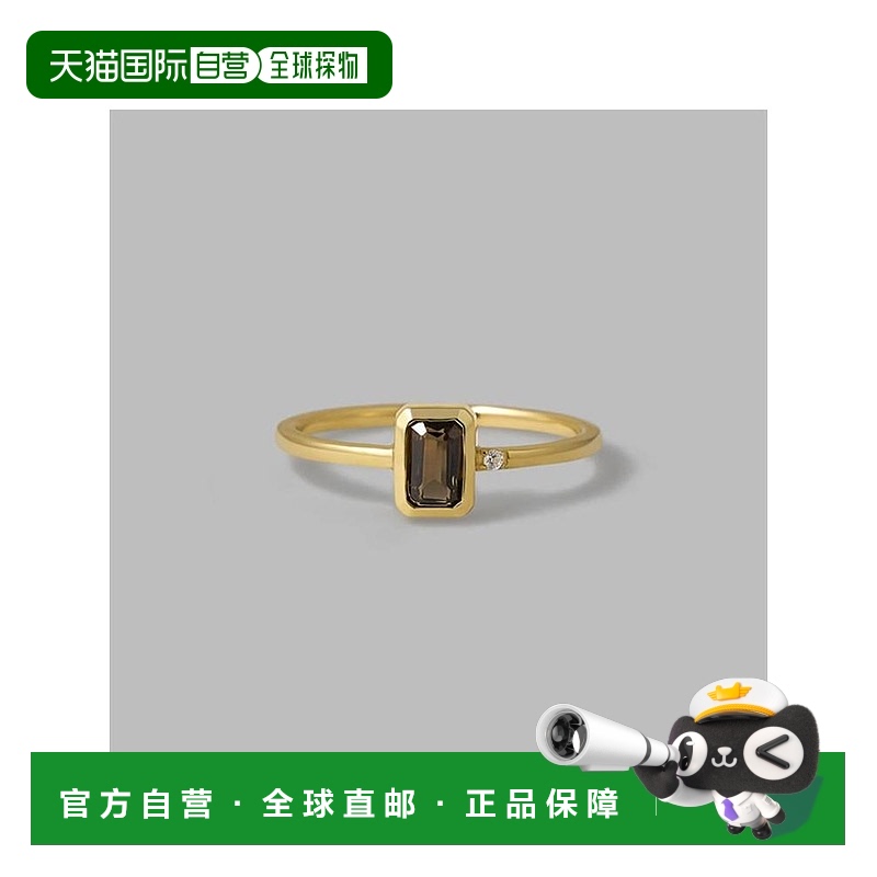 日本直邮日潮 4度C 4℃ K10黄金色戒指[112446143003]天然托帕石