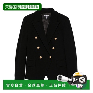 SS2025 1h可退 BW2A64J0371930OR 香港直邮BALMAIN 黑色 女童夹克