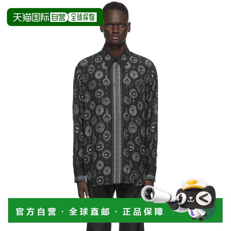 1h可退 香港直邮潮奢 Givenchy 纪梵希 男士 黑色 Jewelry Printe