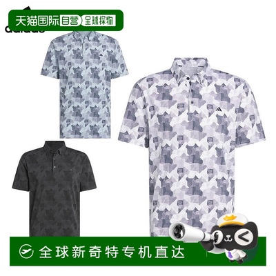 日本直邮阿迪达斯男士 Beyond the Course 渐变色短袖 Polo 衫 KU