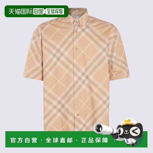 1h可退 香港直邮BURBERRY 男士衬衫 8082478B8686 SS2024 花色 Co